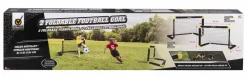 2 FOLDBARE FODBOLDMÅL INKL PLØKKER
