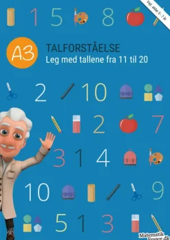 A3 - Talforståelse, Leg med tallene fra 11 til 20 (kolli 6)