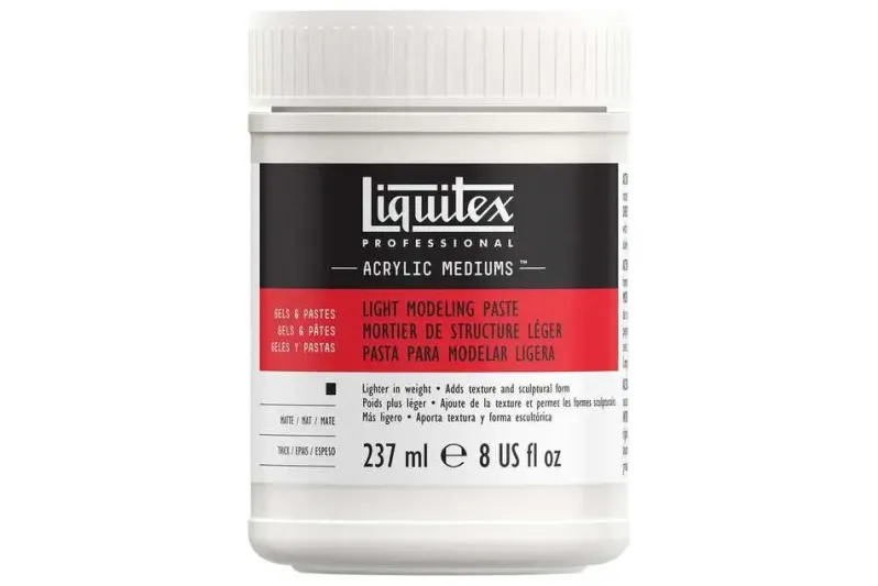 Acrylic medium light modeling paste 237ml