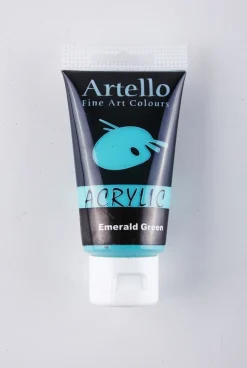 Akrylmaling Artello grøn emerald 75ml