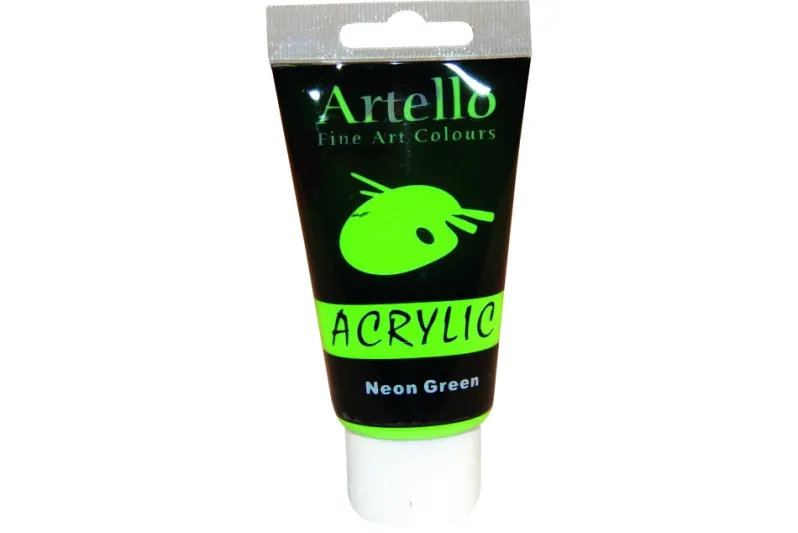 Akrylmaling Artello grøn neon 75ml