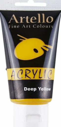 Akrylmaling Artello gul dyb 75ml