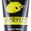 Akrylmaling Artello gul lemon 75ml