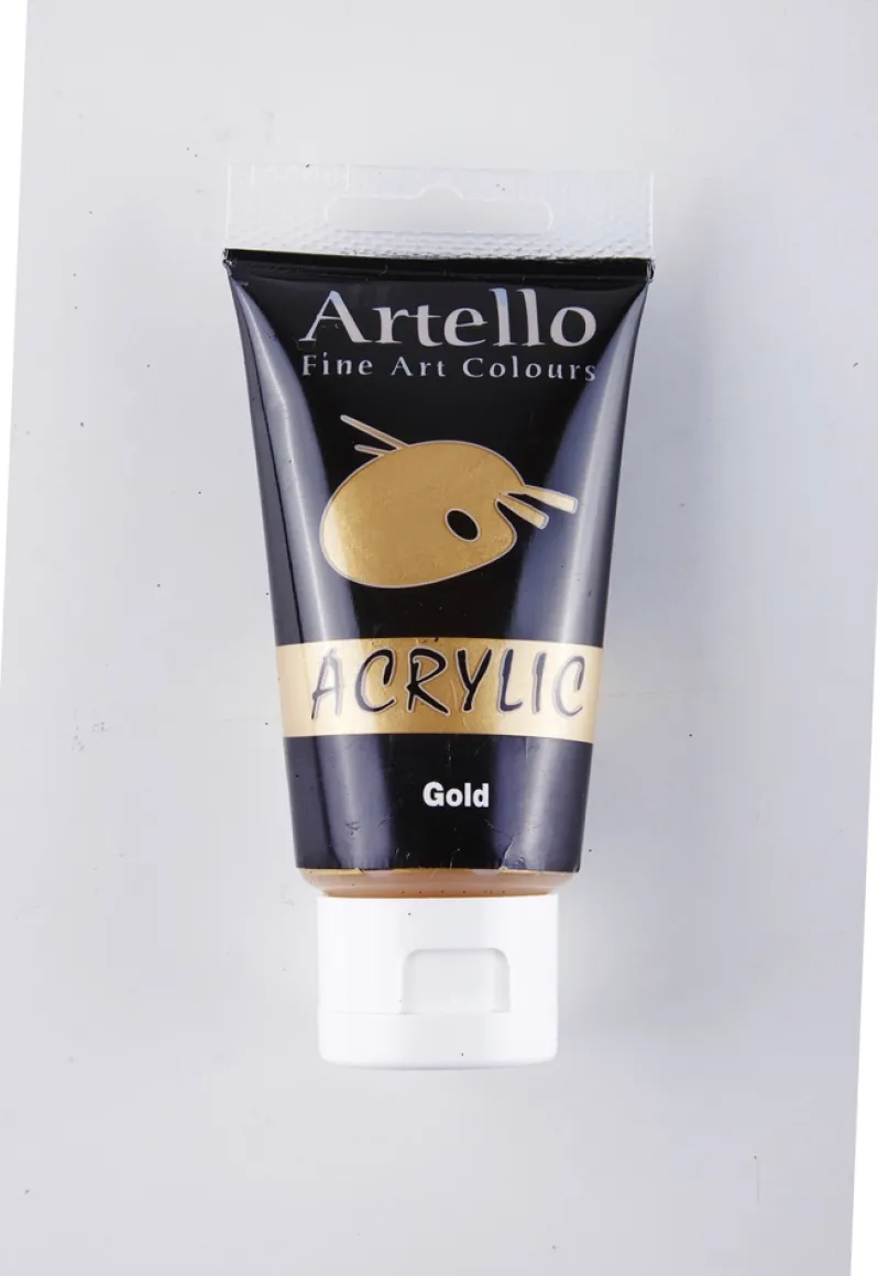Akrylmaling Artello guld 75ml
