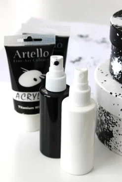 Akrylmaling Artello hvid titanium 75ml