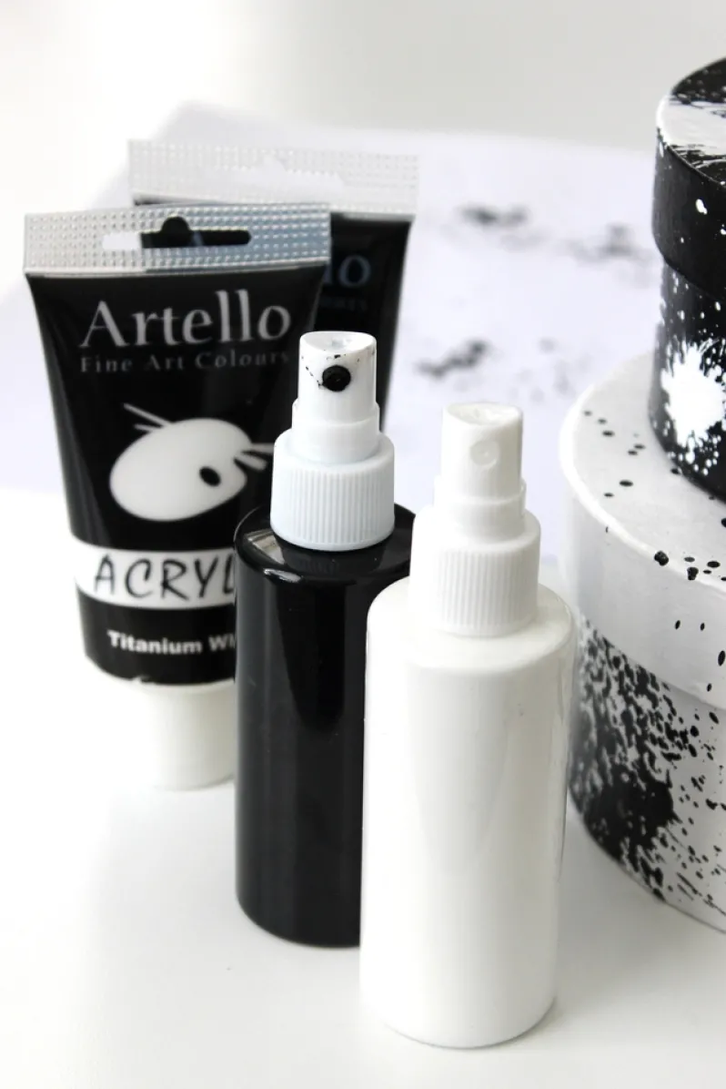 Akrylmaling Artello hvid titanium 75ml