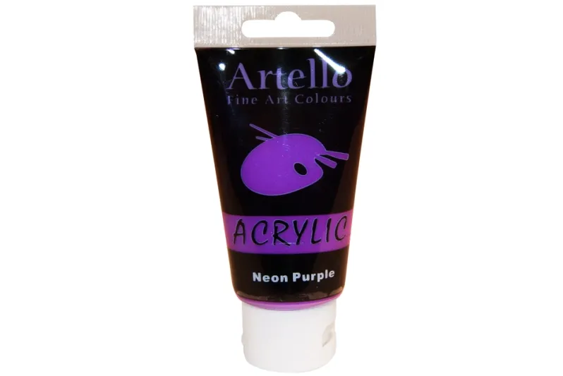 Akrylmaling Artello lilla neon 75ml
