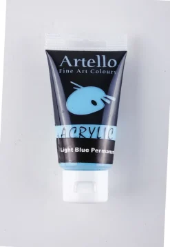 Akrylmaling Artello lysblå permanent 75ml