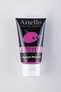 Akrylmaling Artello magenta medium 75ml