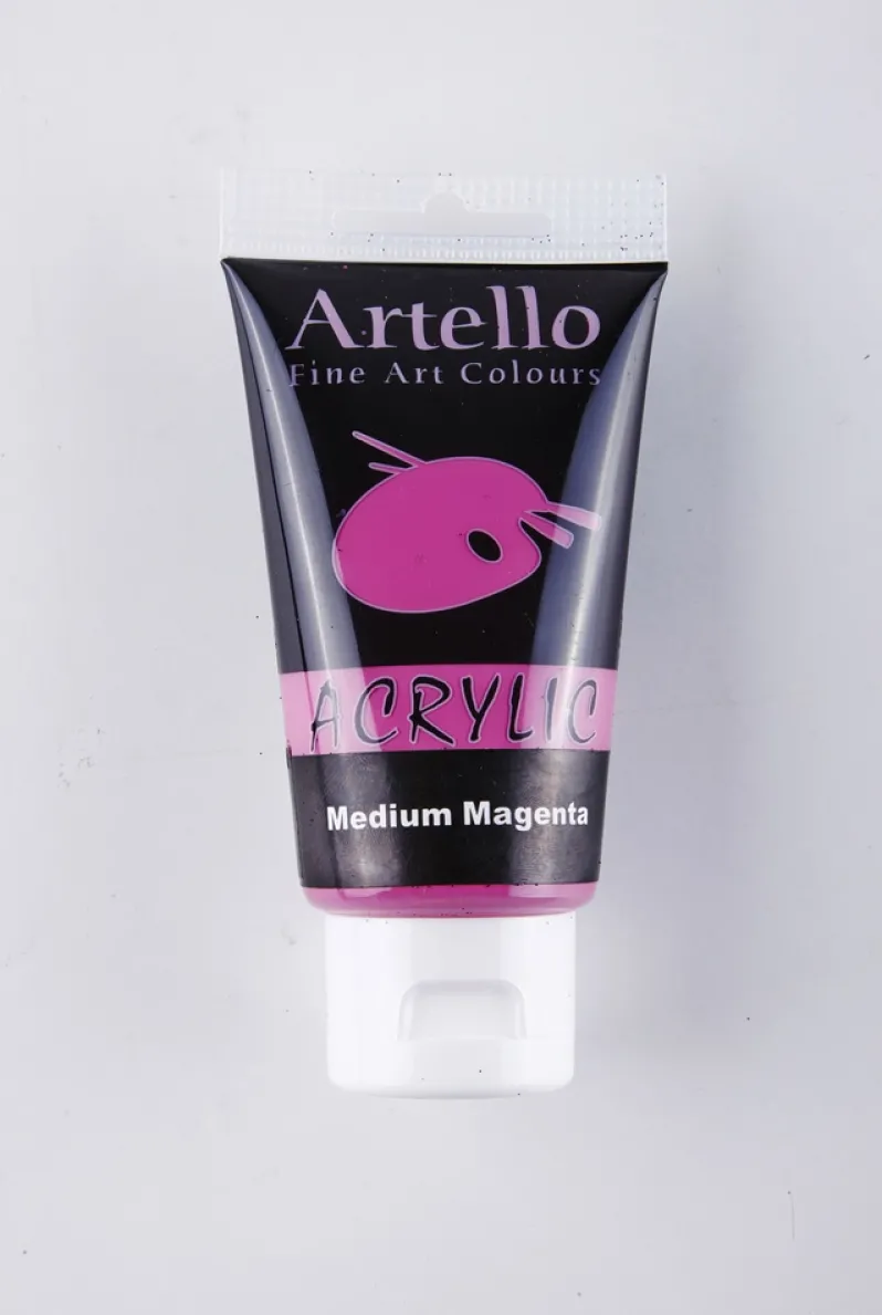 Akrylmaling Artello magenta medium 75ml
