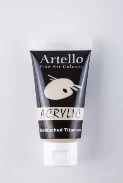 Akrylmaling Artello titanium unbleached 75ml