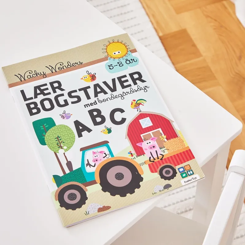 Aktivitetsbog Lær Bogstaver med Wacky Wonders Bondegårdsdyr - ABC