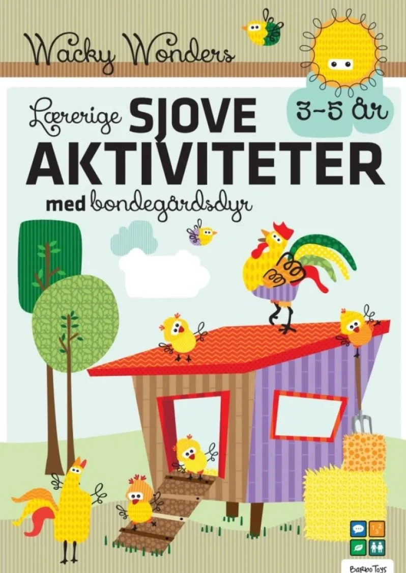 Aktivitetsbog med Lærerige Sjove Wacky Wonders Aktiviteter