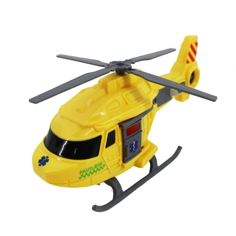 Akutlægehelikopter med lys og lyd