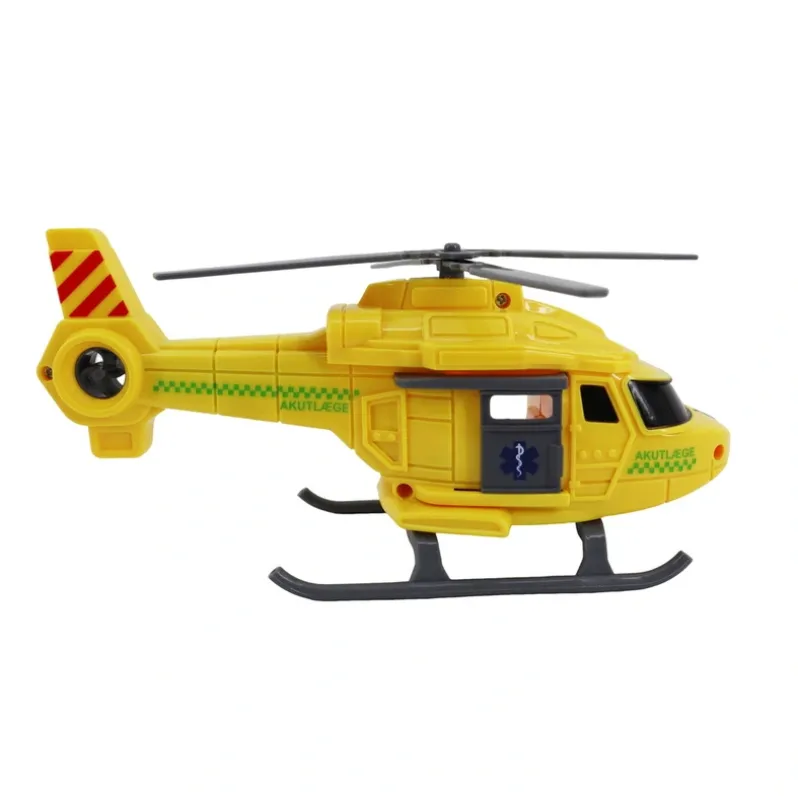 Akutlægehelikopter med lys og lyd