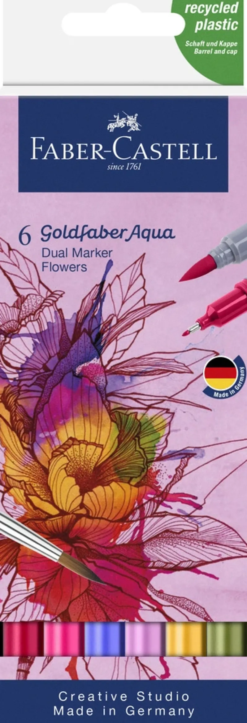 Akvarel Goldfaber Dual Flowers