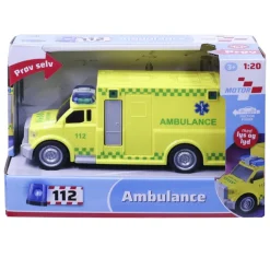 Ambulance med lys og lyd