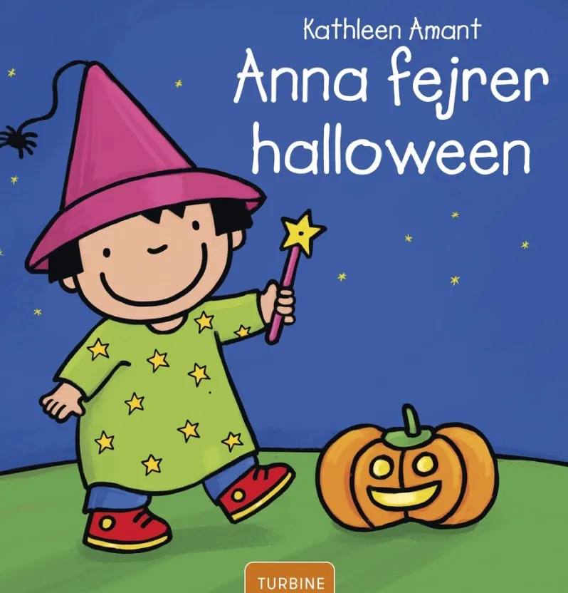 Anna fejrer halloween