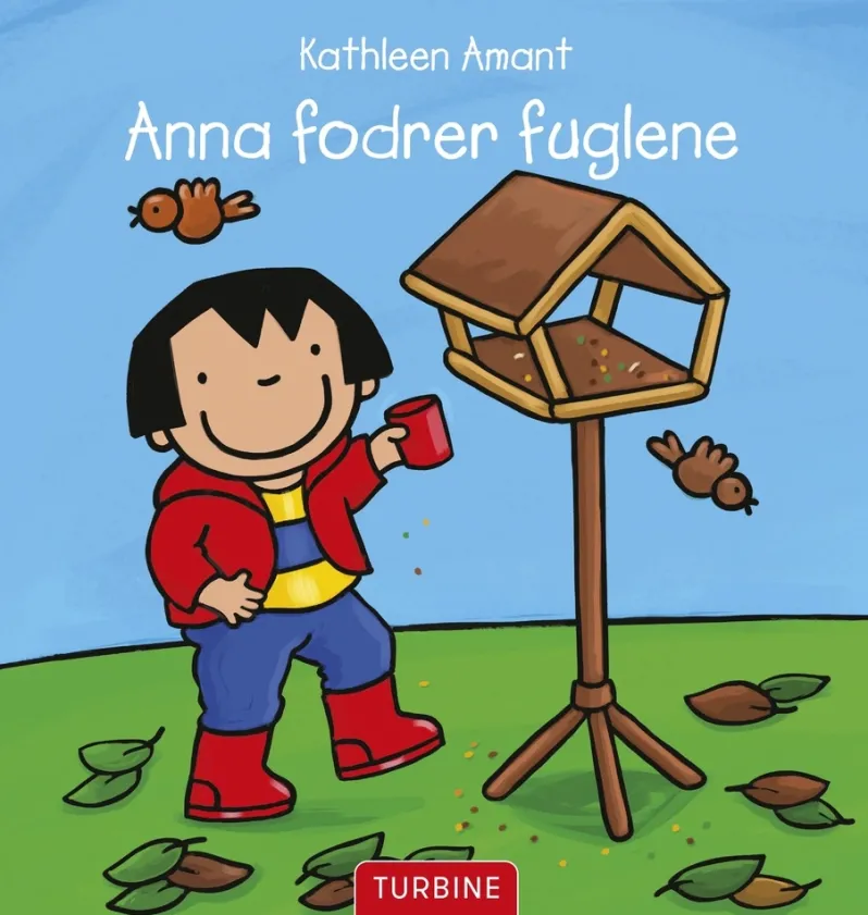 Anna fodrer fuglene