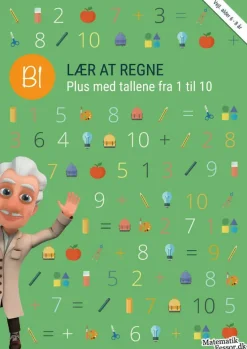 B1 - Lær at regne, Plus med tallene fra 1 til 10 (kolli 6)