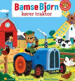 Bamse Bjørn kører traktor