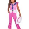 Barbie Cow-girl kostume med hat str. 5-6 år