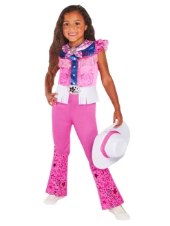 Barbie Cow-girl kostume med hat str. 3-4 år