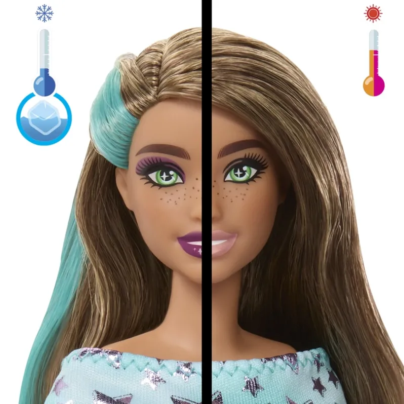 Barbie Party Unboxed Brunette Dukke