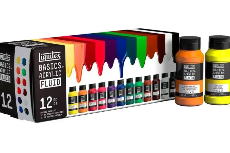 Basics acrylic fluid set 12x118ml row