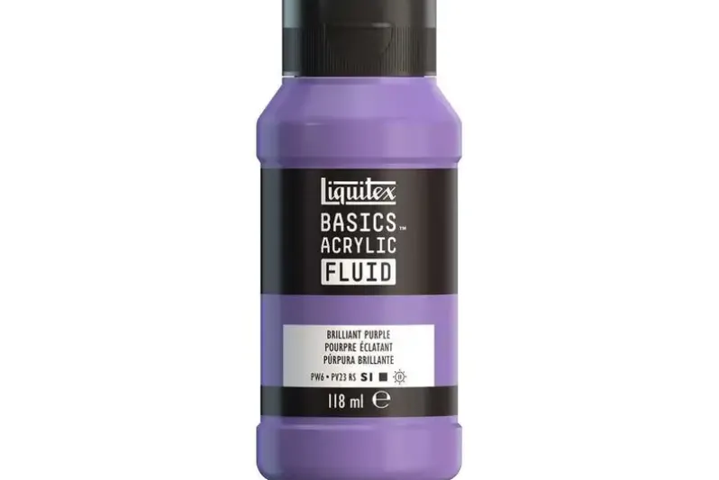 Basics fluid 118ml brilliant purple row 590