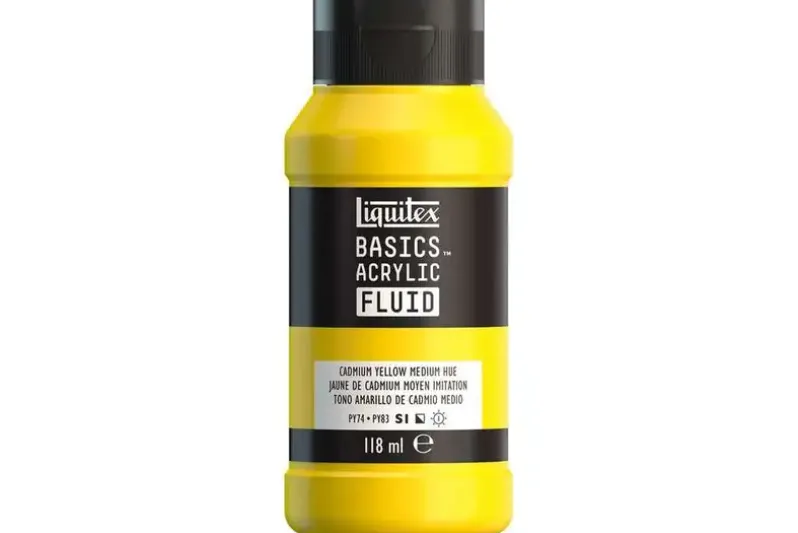 Basics fluid 118ml cad. yellow medium hue row 830
