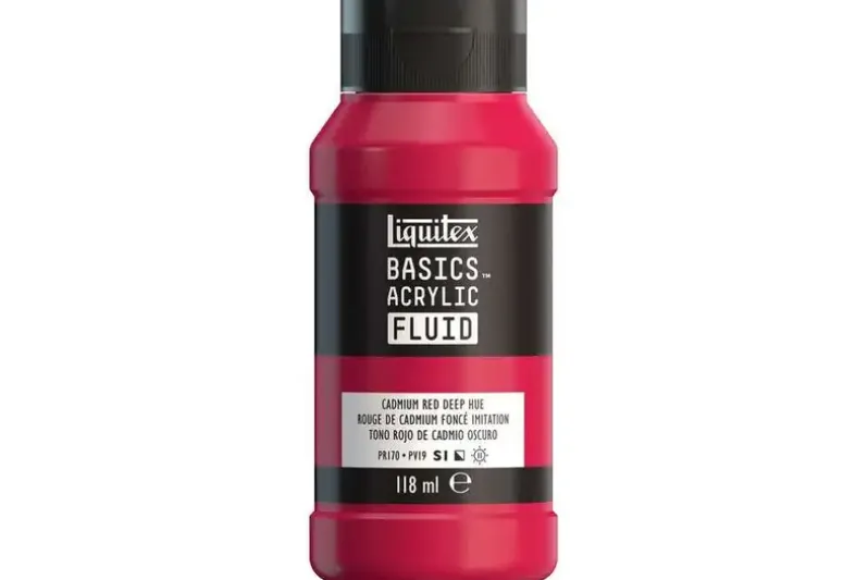 Basics fluid 118ml cadmium red deep hue row 311