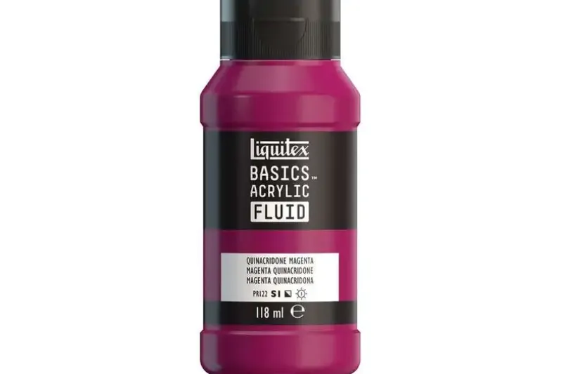 Basics fluid 118ml quinacridone magenta row 114