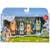 Bluey, 4 pk. Figurer, Bluey familien