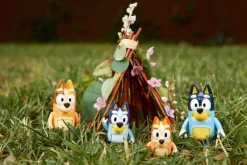 Bluey, 4 pk. Figurer, Bluey familien