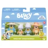 BLUEY Holiday Figure 4-pak Familetur