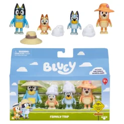 BLUEY Holiday Figure 4-pak Familetur