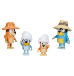 BLUEY Holiday Figure 4-pak Familetur