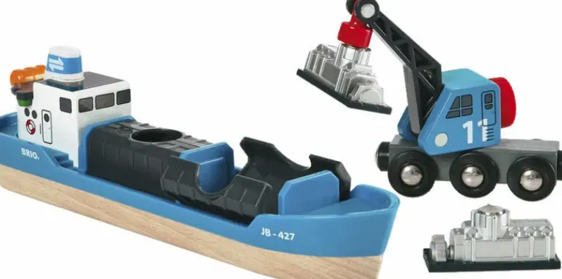BRIO 33534 Containerskib