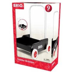 BRIO 31351 Lære-gå-vogn, sort