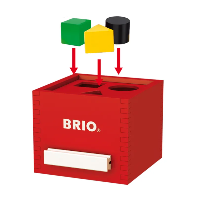BRIO 30148 Putteboks, rød