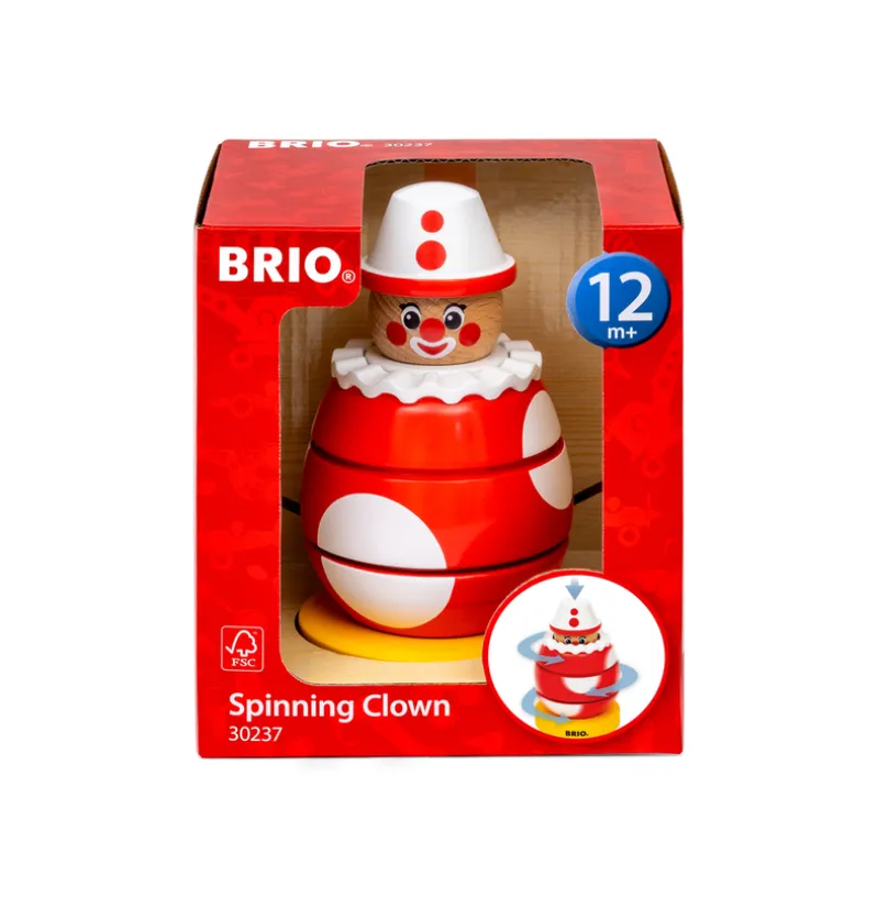 BRIO 30237 Snurrende klovn