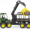 Bruder John Deere 1210E 4-akslet skovvogn