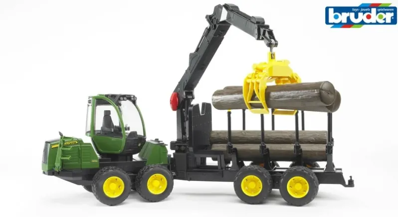 Bruder John Deere 1210E 4-akslet skovvogn