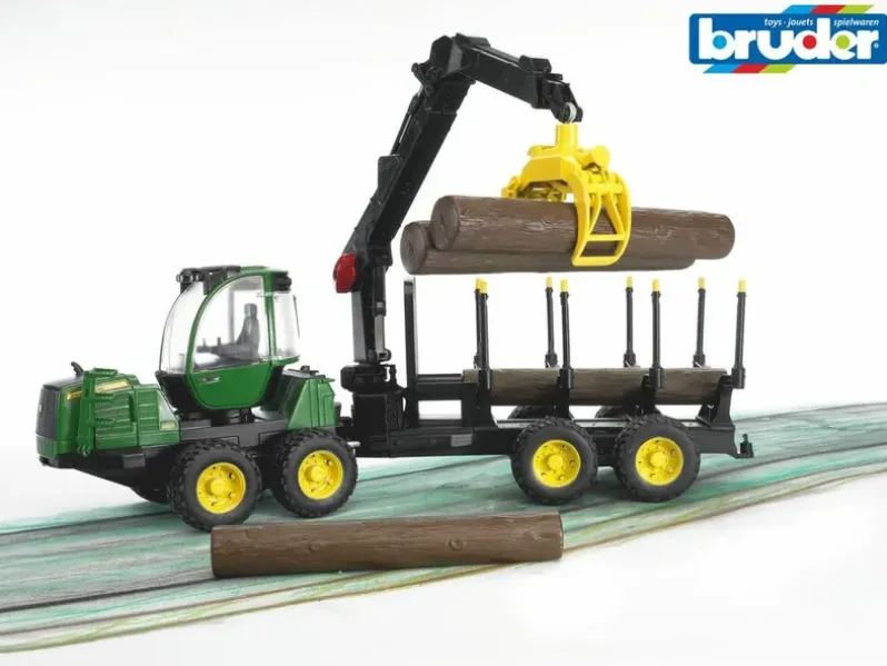 Bruder John Deere 1210E 4-akslet skovvogn