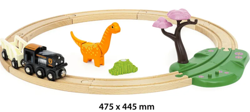 Cirkelsæt med dinosaur