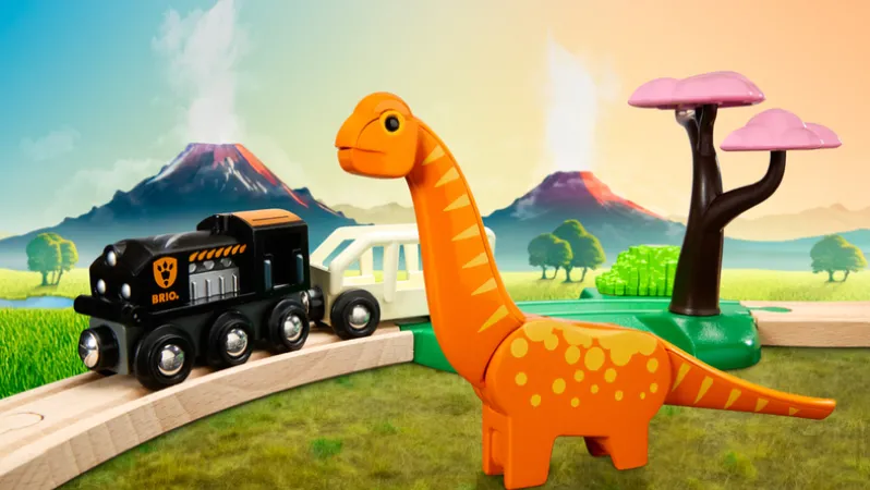 Cirkelsæt med dinosaur