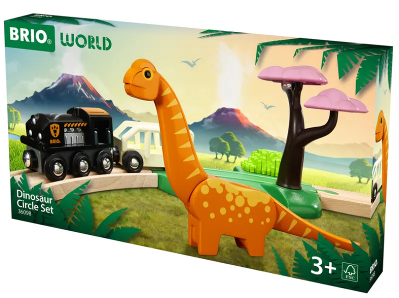 Cirkelsæt med dinosaur