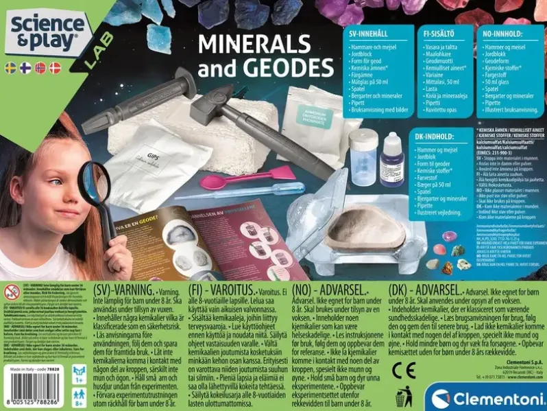 Clementoni Mineraler og Geoder