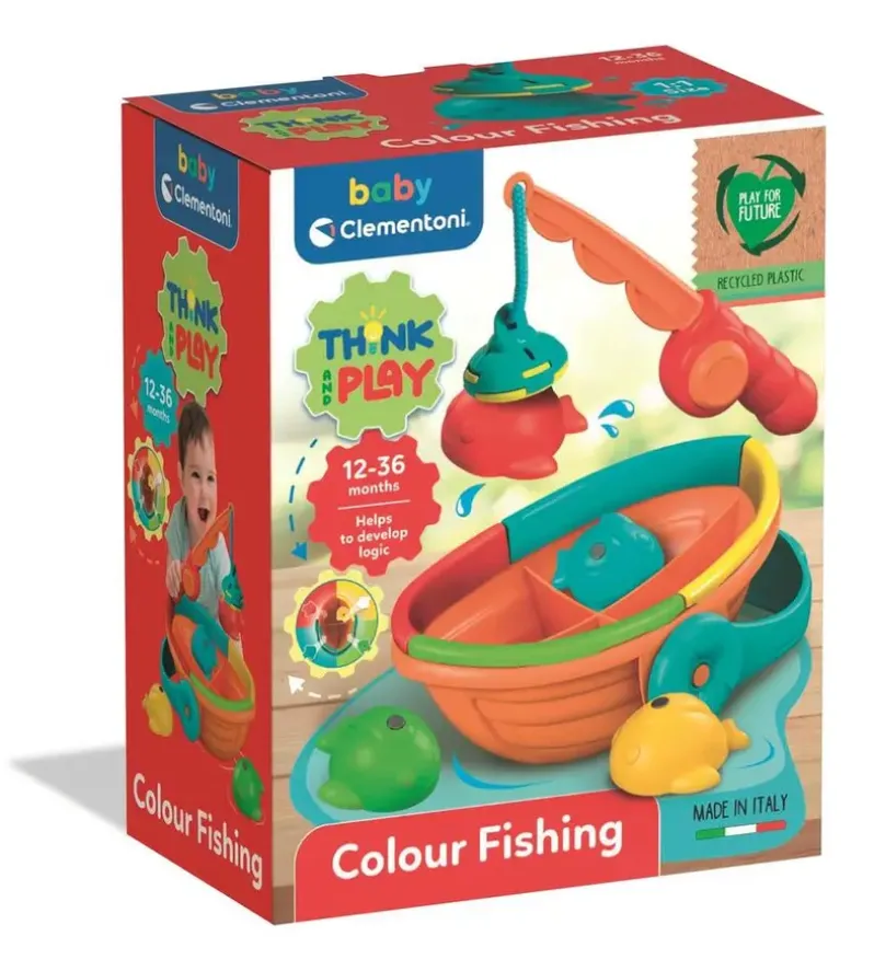 Clementoni Think and Play - Colour Fishing set